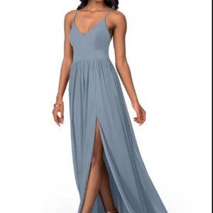 Azazi Kiri Dusty Blue Dress